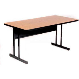 Correll Inc WS3060-06 Correll Training Table - Laminate - 30" x 60", Medium Oak image.