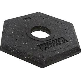 Cortina Safety Products 03-731 Rubber Delineator Base, 15 lb. Replacement Base image.