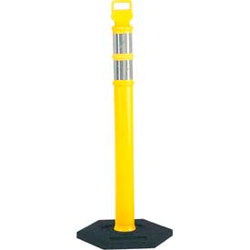 Cortina Safety Products 03-747Y 45" Yellow Ez Grab Delineator Post W/2ea 3" Hi Reflective image.