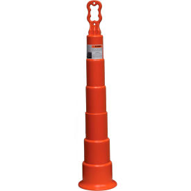 Cortina Safety Products 03-765 Cortina Guardian™ Roof Warning Line Perimeter EZ Grab Delineator Post, Orange, 03-765 image.