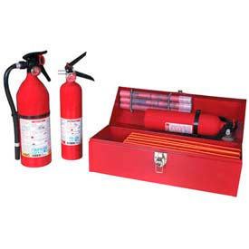 Cortina Safety Products 95-04-004 Fleet Safety Kit W/ 2  3/4Lb Fire Extinguishers image.