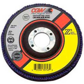 CGW Camel Grinding Wheels Inc. 39472 CGW Abrasives 39472 Abrasive Flap Disc 4-1/2" x 5/8 - 11" 40 Grit Aluminum Oxide image.