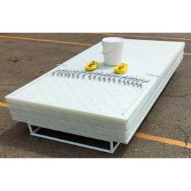 HDPE MatPak Ground Protection Mats, 3' x 8', Black, 12/Pack view 2
