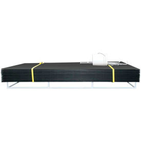 Checkers AlturnaMAT® Ground Protection MatPak w/Hand Holes 96" x 36" Black 12/Pack 