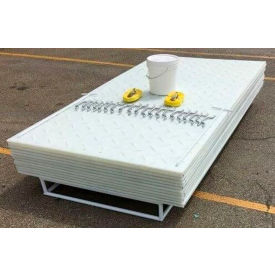 AlturnaMAT HDPE MatPak Ground Protection Mats, 3' x 8', Clear, 12/Pack view 2