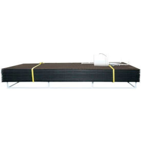 VersaMAT HDPE Ground Protection MatPak, One Smooth Side, 4' x 8', Clear view 2