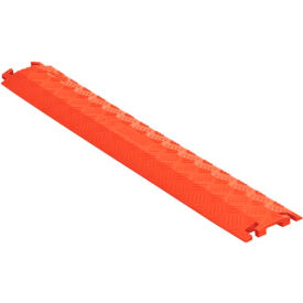 Justrite Safety Group FL1X1.5-O Fastlane® Drop Over Cable Protector 1 CH 5.25"W - Orange image.