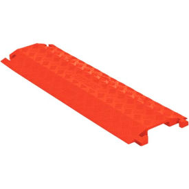 Justrite Safety Group FL1X4-O Fastlane® Drop Over Cable Protector 1 CH 10.75"W - Orange image.