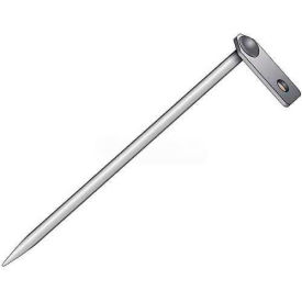 Justrite Safety Group FS7050 Steel Stake Mount w/ Bright Zinc Finish image.