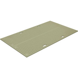 TrakMat HDPE Ground Protection Mat, 44" x 96", Green view 2