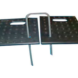 U-Stake Ground Protection Mat Anchor, Steel, Silver view 2