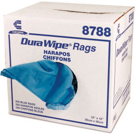 Chix® DuraWipe General Purpose Towels 12" x 12" Blue 250/Case