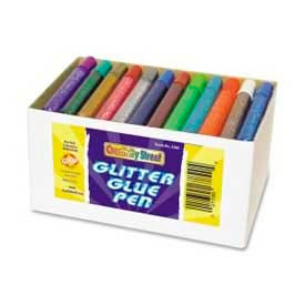 Chenille Kraft® Glitter Glue Pens Classpack 12 Color Set 72 Pcs/Set