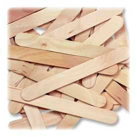 Chenille Kraft 377601 Chenille Kraft® Wood Jumbo Craft Sticks, Natural, 500/Box image.
