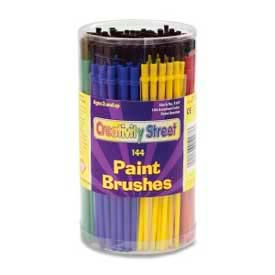 Chenille Kraft® Economy Brushes Canister 6 Color Set 144 Pcs/Set