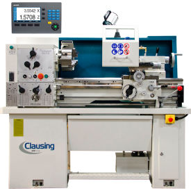 Clausing Industrial Inc. C1330SJ-AD-460V Clausing 13"L x 30"W Straight Bed Engine Lathe, 3 HP, 460V, 3 Phase image.