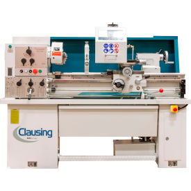 Clausing Industrial Inc. C1340SJ-230V Clausing 13"L x 40"W Straight Bed Engine Lathe, 3 HP, 230V, 3 Phase image.