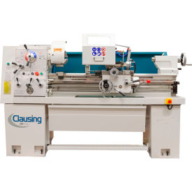 Clausing Industrial Inc. C1430SJ-230V Clausing 14"L x 30"W Straight Bed Engine Lathe, 5 HP, 230V, 3 Phase image.