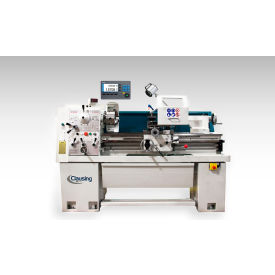 Clausing Industrial Inc. C1430VSJ-AD-460V Clausing 14"L x 30"W Gap Bed Engine Lathe, Variable Speed, 5 HP, 460V, 3 Phase image.