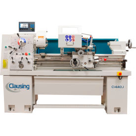 Clausing Industrial Inc. C1440J-AD-230V Clausing 14"L x 40"W Gap Bed Engine Lathe, 5 HP, 230V, 3 Phase, 2 Axis Acu-Rite 200 DRO image.