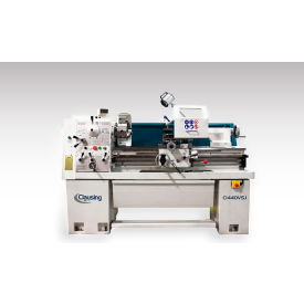 Clausing Industrial Inc. C1440VSJ-230V Clausing 14"L x 40"W Gap Bed Engine Lathe, Variable Speed, 5 HP, 230, 3 Phase image.