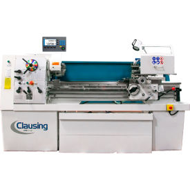 Clausing Industrial Inc. C1540J-AD-230V Clausing 15"L x 40"W Gap Bed Engine Lathe, 7.5 HP, 230V, 3 Phase, 2 Axis Acu-Rite 200 DRO image.