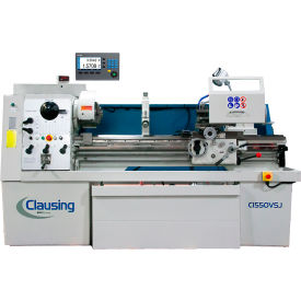 Clausing Industrial Inc. C1550VSJ-AD-230V Clausing 15"L x 50"W Gap Bed Engine Lathe, Variable Speed, 7.5 HP, 230V, 3 Phase image.