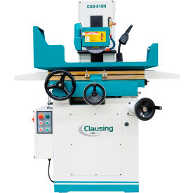 Clausing Industrial Inc. CSG818H-230V Clausing 8"L x 18"W Manual Surface Grinder With Roller Longitudinal Table Movement, 2 HP, 230V, 3 Ph image.