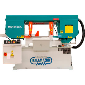 Clausing Industrial Inc. MS1318SA-460V Clausing Kalamazoo 13"L x 10.6"W Semi-Automatic Horizontal Mitering Bandsaw, 3 HP, 460V, 3 Phase image.
