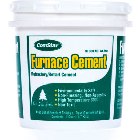 Comstar International Inc 40-360 Furnace Cement™ Refractory / Retort Cement, 1 Qt. image.