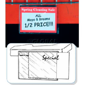 Clip Strip Corp. 471 Vinyl Pouch With Side Opening & Magnetic Strip 3-1/2"H X 5"L image.