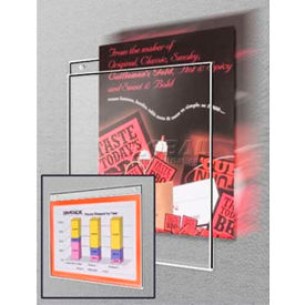 Clip Strip Corp. 506*****##* Acrylic Signholder, Front Loading, 8-1/2"W X 11"H image.