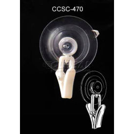 Clip Strip Corp. CCSC-470 Clever Clip Suction Cup 1-3/4" O.D image.