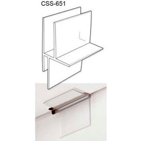 Clip Strip Corp. CSS-651 Corrugated Shelf Support Insert, Double Cap, 2-1/4" Lx 1-1/2"W image.