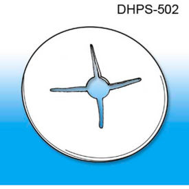 Clip Strip Corp. DHPS-502 Display Hook Product Stop, 1"L x 1"W, Clear image.