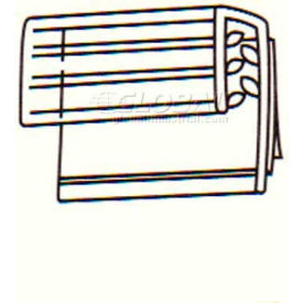 Clip Strip Corp. EG-17-1 Grip-Tite Flush Mount Sign Holder, 1" image.