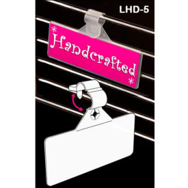 Clip Strip Corp. LHD-5 Secure-Lok™ Label Holder, 1-1/4"L x 2"W, Clear image.