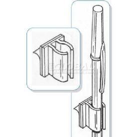 Clip Strip Corp. MPC-518 Pen/Wire Clip, Poly Plastic image.