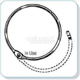 Clip Strip Corp. MSR-100 Metal Hinged Snap Ring. 1" image.
