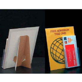 Clip Strip Corp. PCH-8145 Easel Sign Holders W/Brochure Pocket, 8-1/2"W X 11"H image.