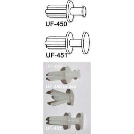 Clip Strip Corp. UF-450 Universal Steel Shelf Fastener, Low Profile image.