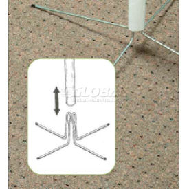 Clip Strip Corp. WF-1 Wire Pole Feet Pole, 13/16" I.D. image.