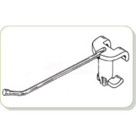 Clip Strip Corp. WG-2 No Sag™ Wire Grid Power Wing Hooks, 2" image.