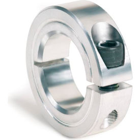 Climax Metal 1C-012-A One-Piece Clamping Collar, 1/8", Aluminum image.