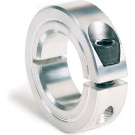 Climax Metal 1C-125-A One-Piece Clamping Collar, 1-1/4", Aluminum image.