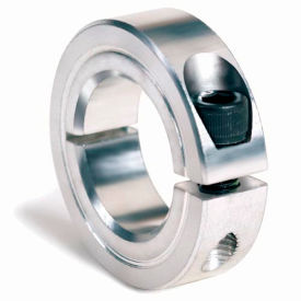 Climax Metal 1C-125-Z One-Piece Clamping Collar, 1-1/4", Zinc Plated Steel image.