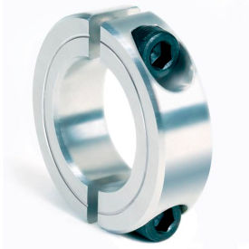 Climax Metal 2C-018-A Two-Piece Clamping Collar, 3/16", Aluminum image.