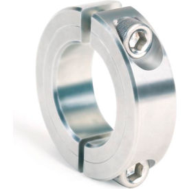 Climax Metal 2C-056-Z Two-Piece Clamping Collar, 9/16", Zinc Plated Steel image.