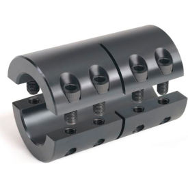 Metric Two-Piece Industry Standard Clamping Couplings, 14mm, Black Oxide Steel