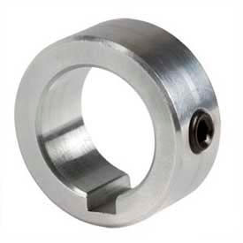 Climax Metal Set Screw Collar W/Keyway C-100-A-KW 1"" Bore Aluminum